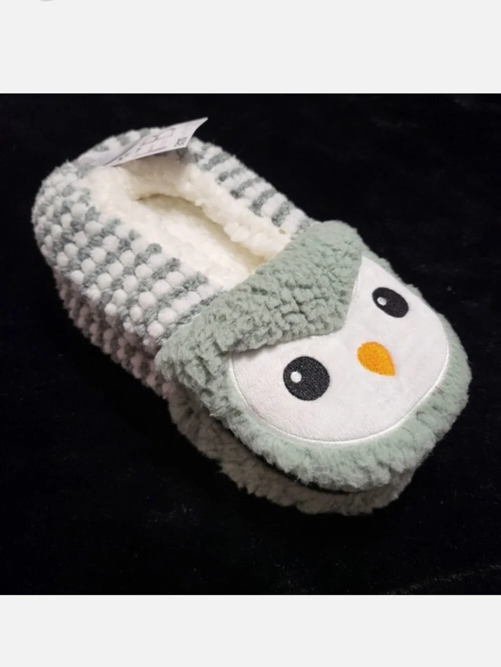 Fuzzy Bubba Owl Slipper Socks NWT